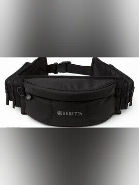 Beretta Black Men’s Belt Bag - Compact Tactical Waist Pistol And Magazine Pouch
